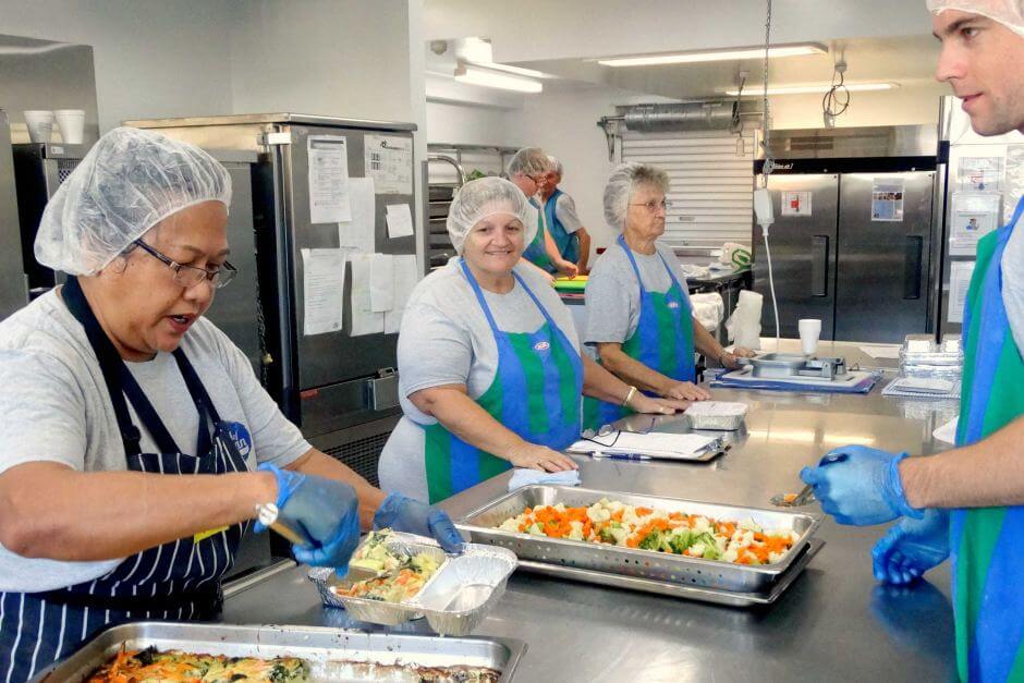 imagen de participación comunitaria con Meals on Wheels
